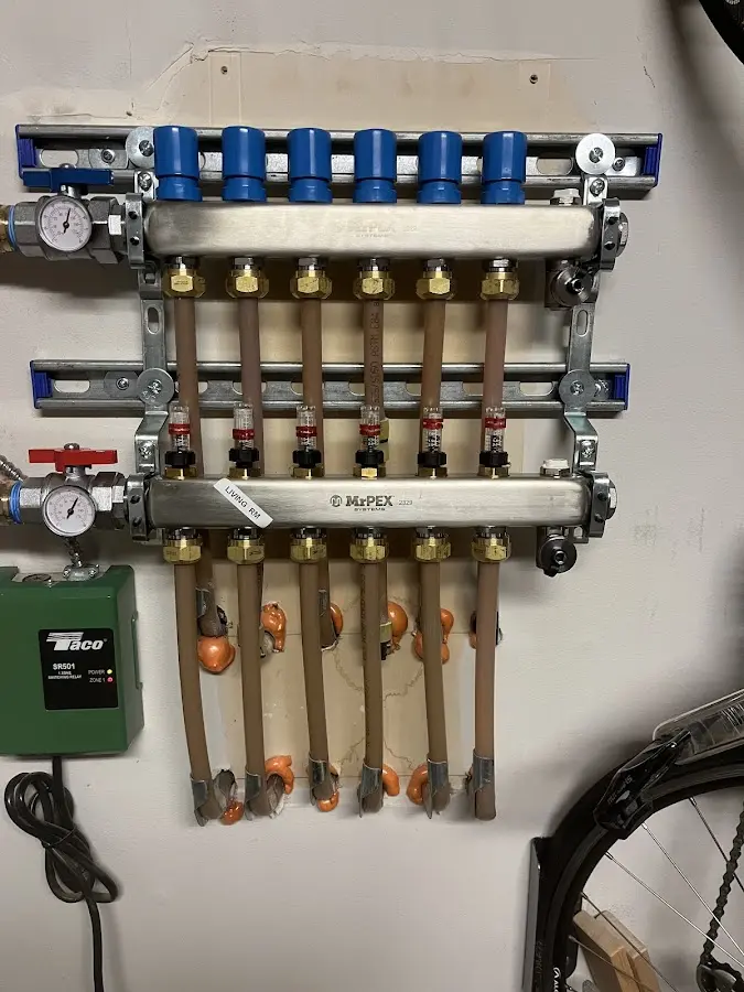 Plumber performing Leak Detection at a residential property in Storm Lake